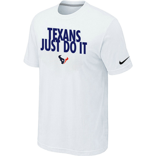 Nike Houston Texans "Just Do It" NFL T-Shirt - White